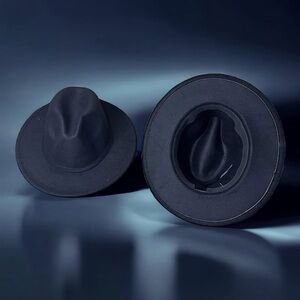 Chic Black Fedora Hat